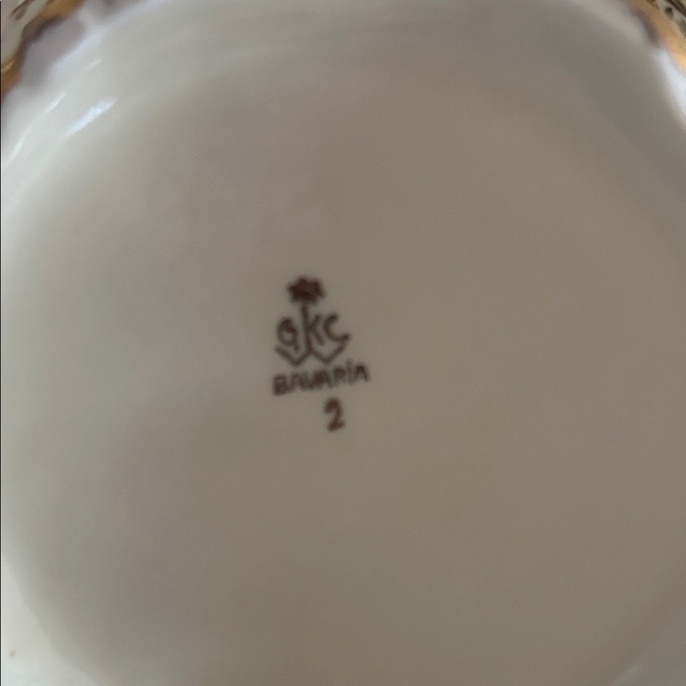 Vintage Mitterteich Bavaria Elegant Gold and White Tea Set - Picture 4 of 6